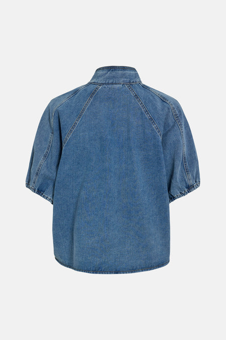 VIKORA 2/4 DENIM TOP