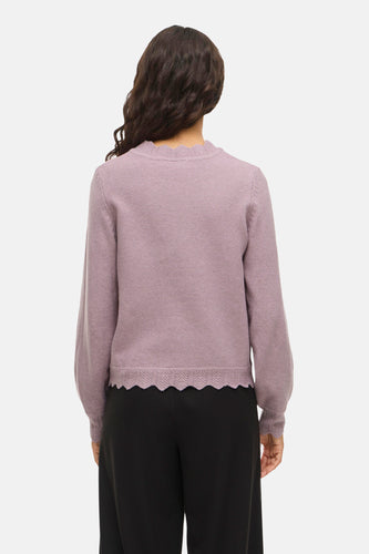 Pull à col rond - violet - VILA® - 6