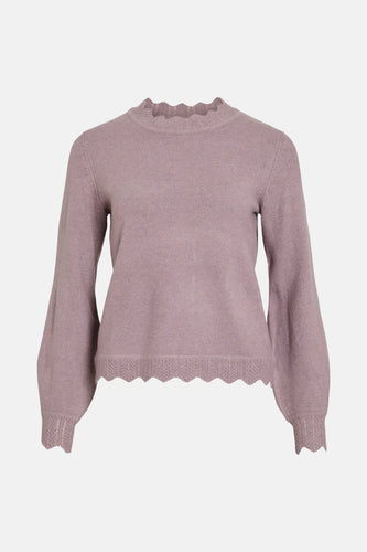 Pull à col rond - violet - VILA® - 6