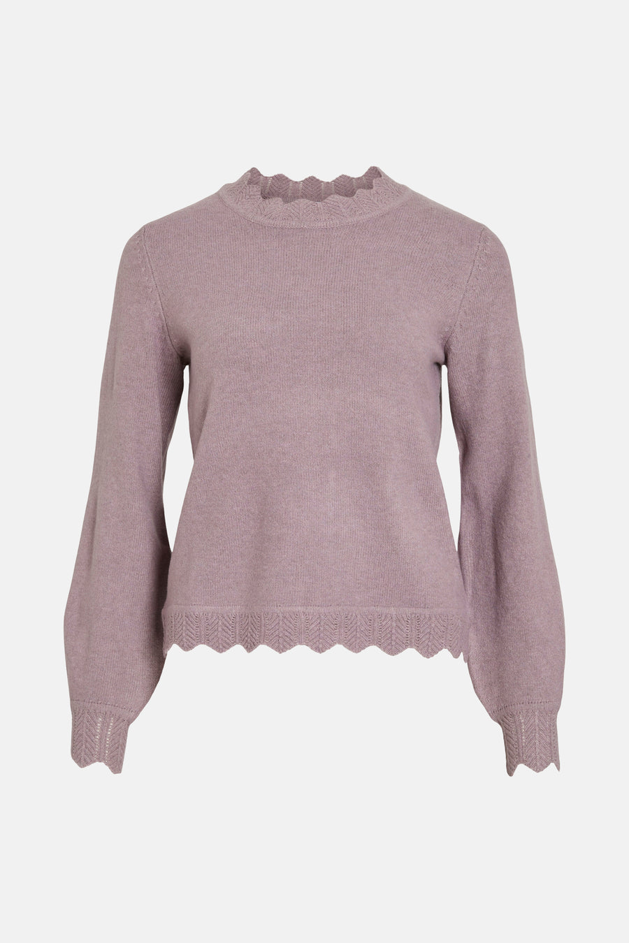 Pull à col rond - violet - VILA® - 5