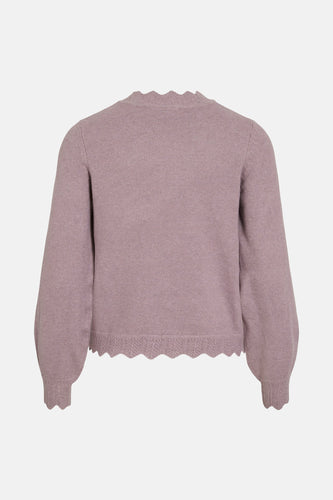 Pull à col rond - violet - VILA® - 6