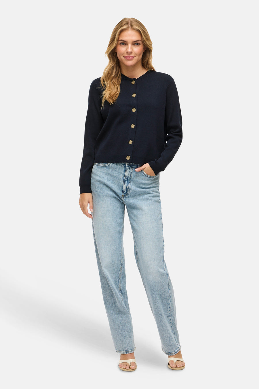 Cardigan - blauw