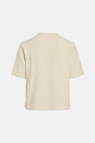 T-shirt met korte mouwen - ecru
