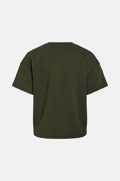 T-shirt vert de mantes courtes V V V, couleur couleur couleur couleur couleur modèle vue vue vue vue