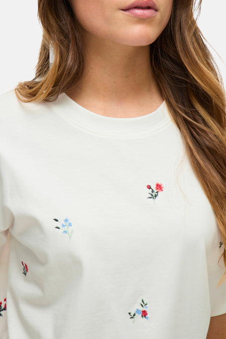 T-shirt met korte mouwen - wit