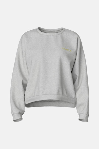 VIMINNA LOOSE TEXT SWEATSHIRT / LC