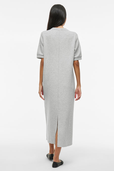 Kleedje met korte mouwen - grijs