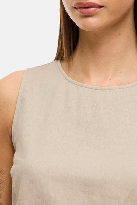 Blouse (zonder mouwen) Ecru - VILA®