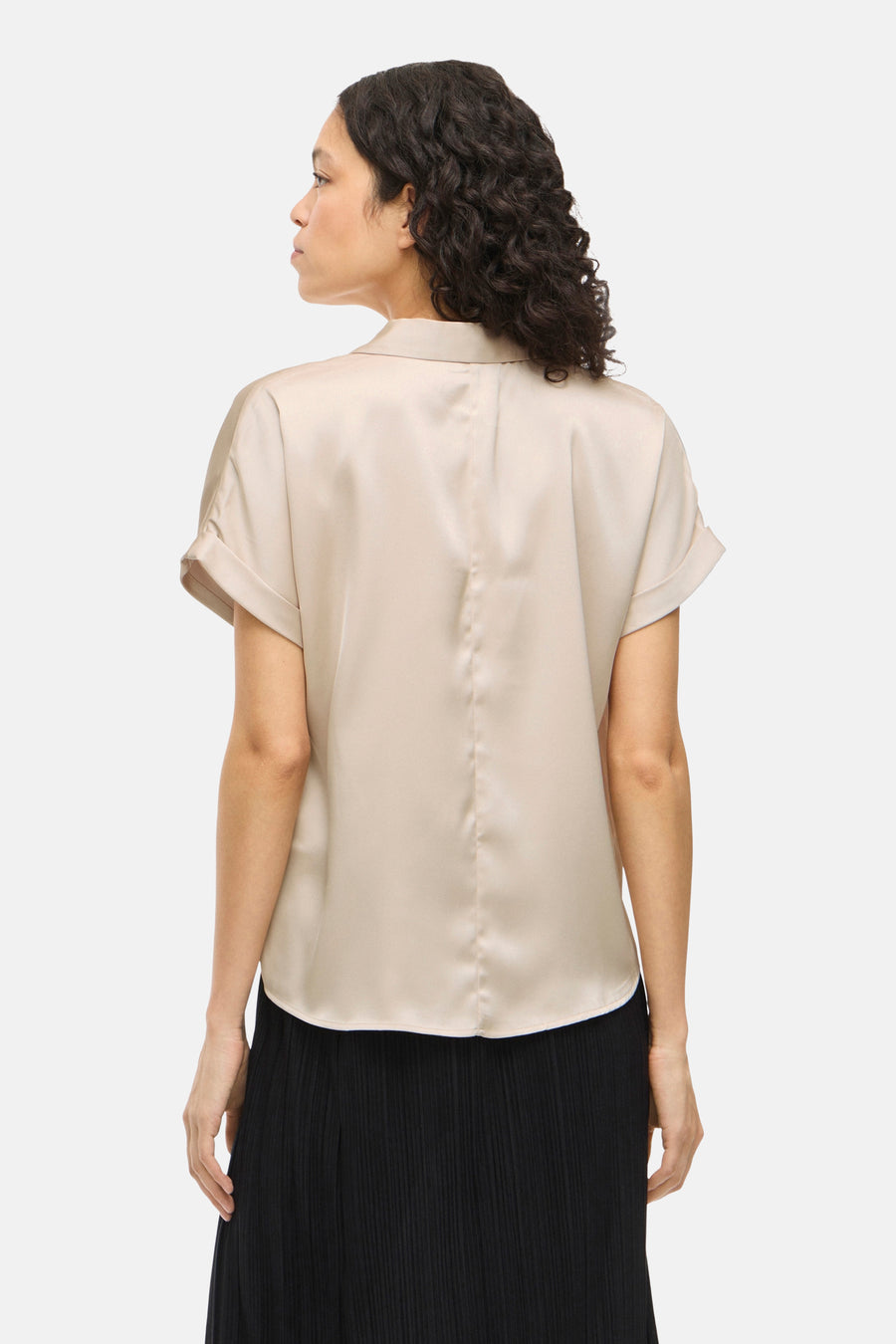 Blouse à manches courtes - beige - VILA®