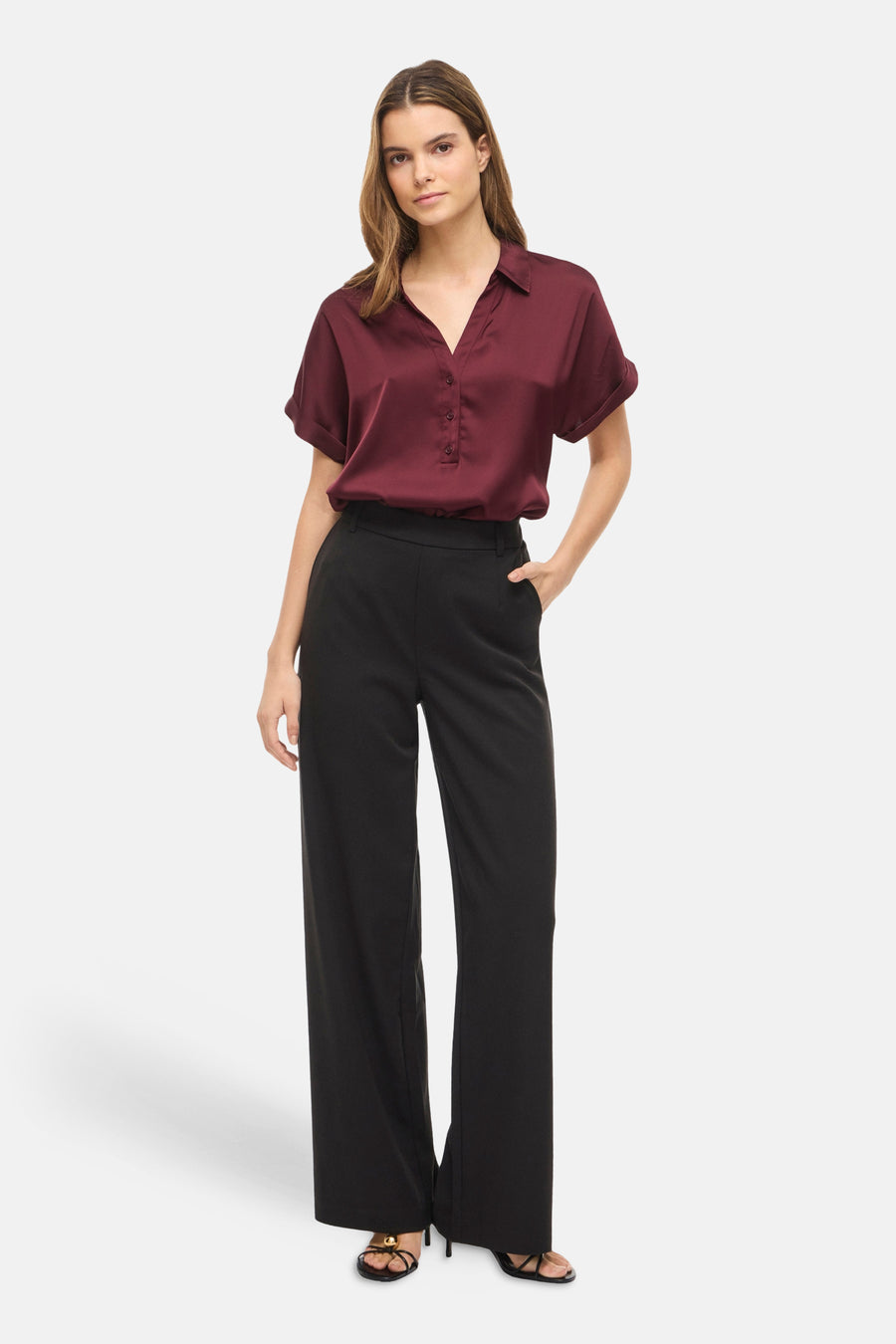 Blouse met korte mouwen - Port Royale
