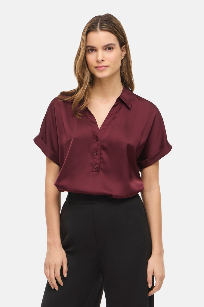 Blouse met korte mouwen - Port Royale