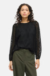 VIMIKA O-NECK L/S TOP - NOOS
