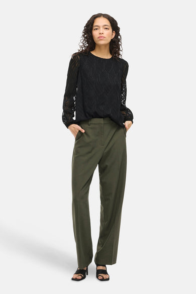 VIMIKA O-NECK L/S TOP - NOOS