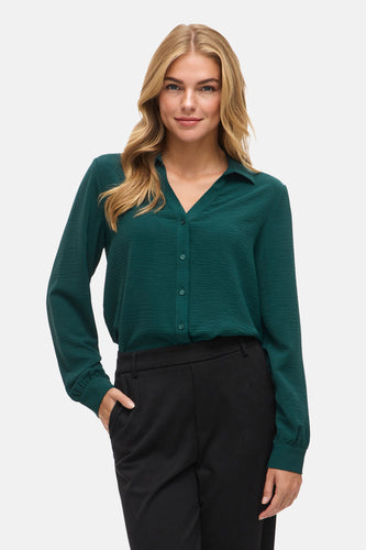 Blouse met lange mouwen - groen