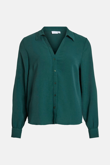 Blouse met lange mouwen - groen