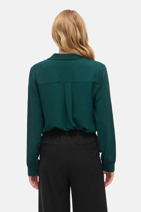 Blouse met lange mouwen - groen