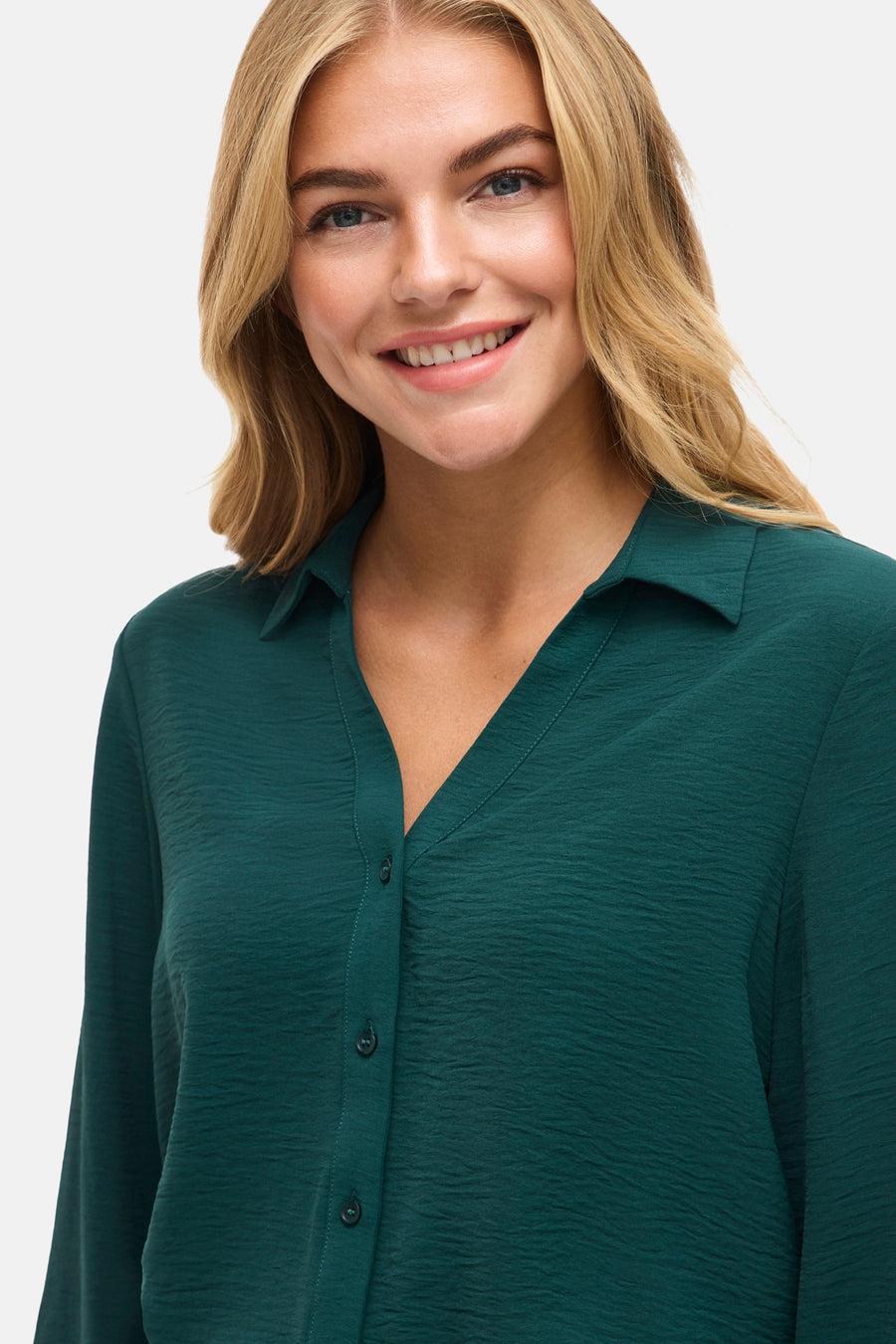 Blouse met lange mouwen - groen - VILA® - 4