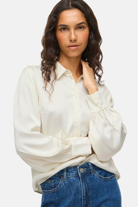 VIENNA RAVENNA L/S BALLOON SHIRT - NOOS