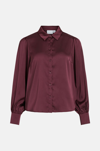 Hemd met lange mouwen - Bordeaux - VILA® - 6