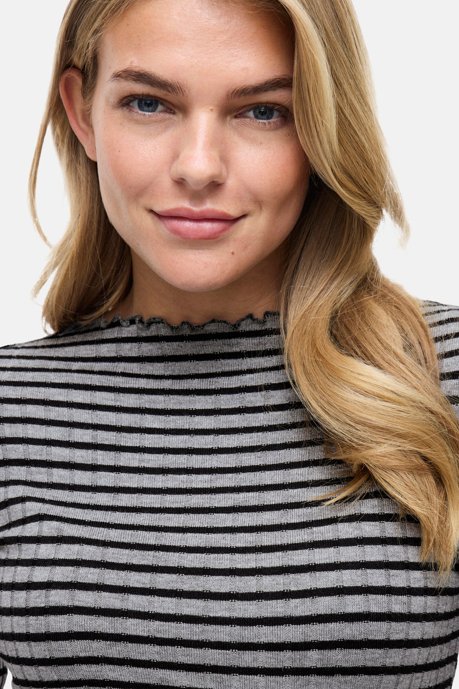 T-shirt met lange mouwen - Grijs - VILA®