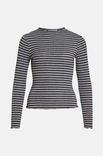 T-shirt met lange mouwen - Grijs - VILA®