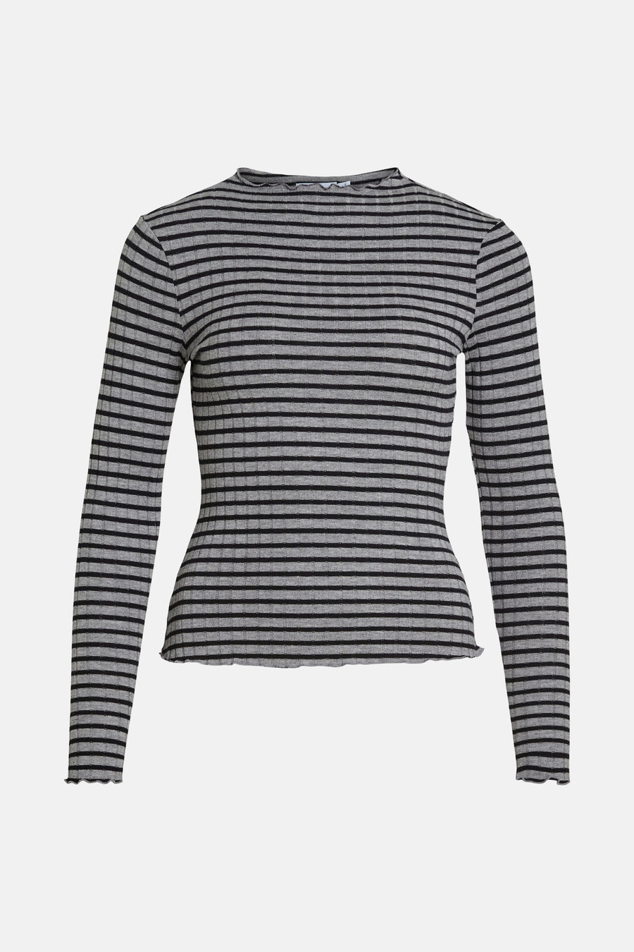 T-shirt met lange mouwen - Grijs - VILA®