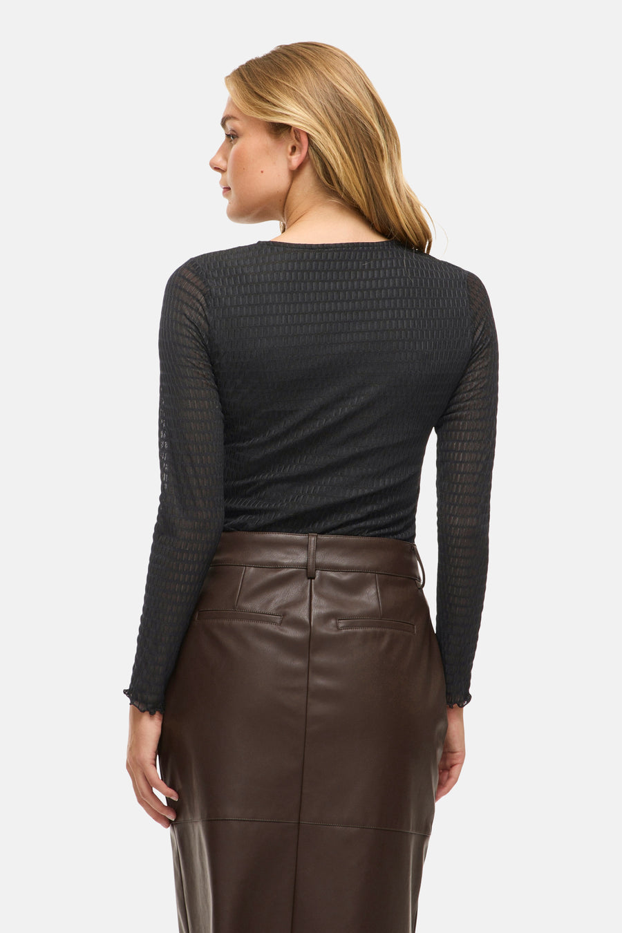 T-shirt met lange mouwen - zwart - VILA®