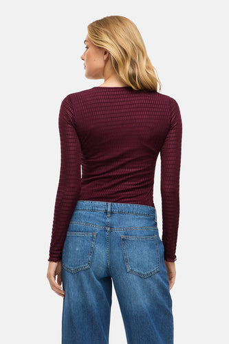 T-shirt met lange mouwen - paars - VILA®