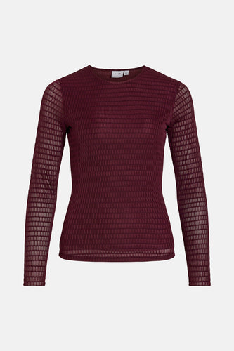 T-shirt met lange mouwen - paars - VILA®