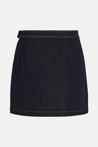 VILEVA RW SHORT DENIM SKIRT DBD