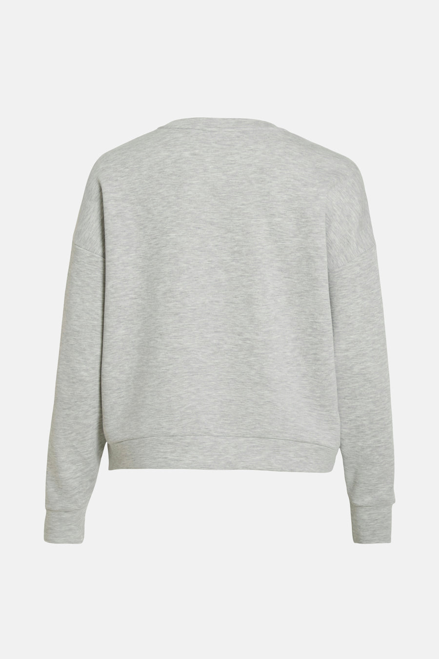 Grijze sweater van VILA, met lange mouwen en een ronde hals.