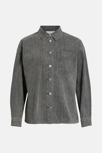 Chemise en jean - dark grey denim - VILA®