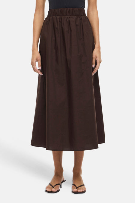 Rok (lang) bruin - VILA®