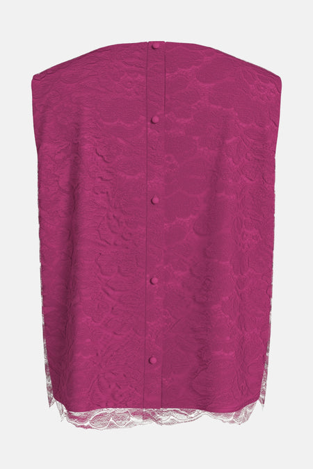 VICEREN O-NECK S/L TOP/DC/LC