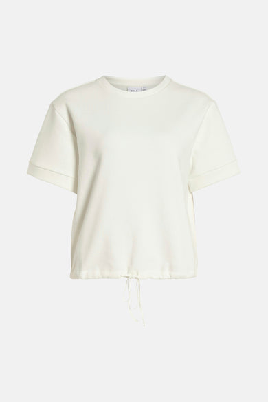 T-shirt blanc à manches courtes de VILA, dos inclus.
