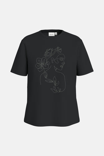 T-shirt met korte mouwen - zwart