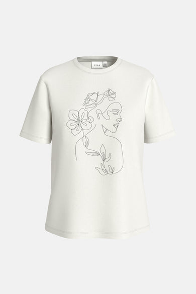 T-shirt (korte mouwen) Wit - VILA®
