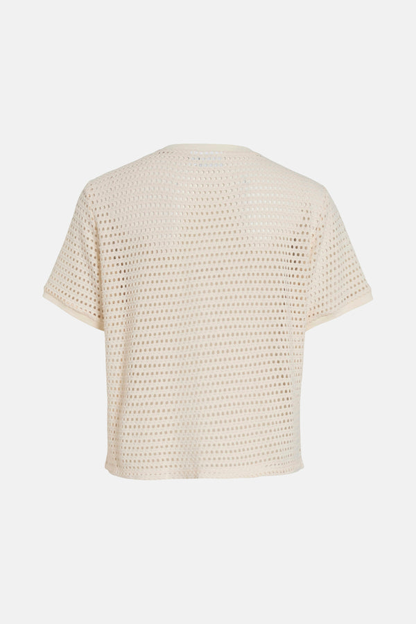 VIADELLA O-NECK S/S TOP/LC