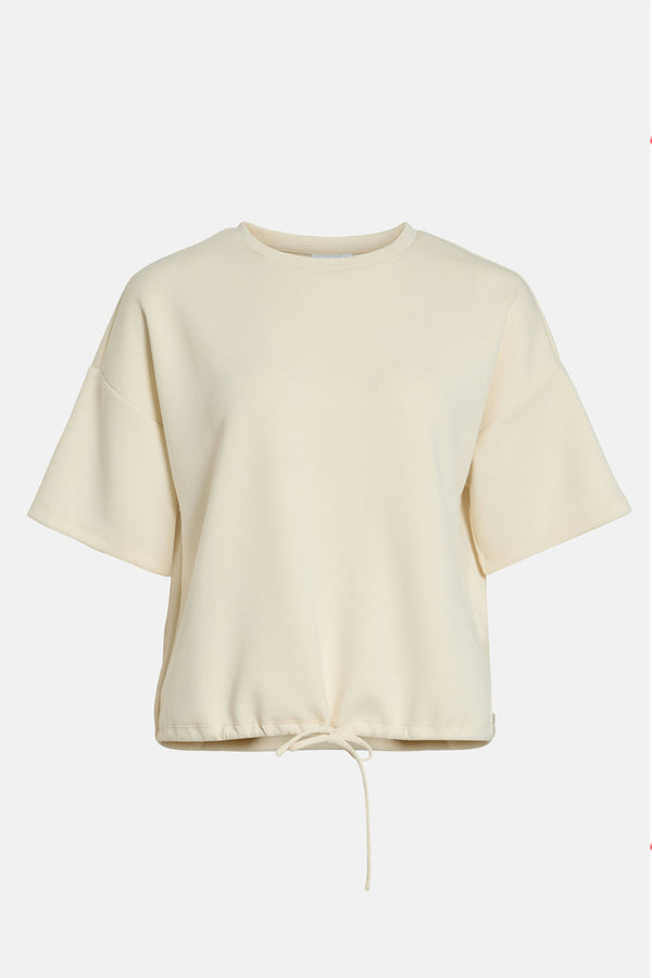 Sweater met ronde hals Ecru - VILA®