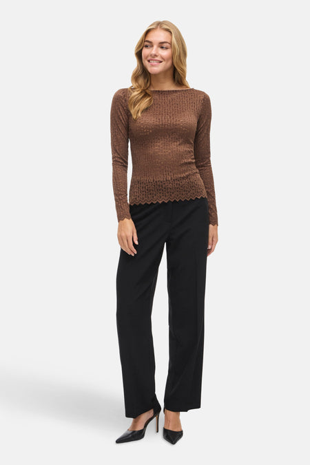 VIROMINA BOATNECK L/S TOP
