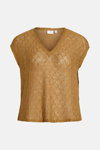 T-shirt met korte mouwen - bruin