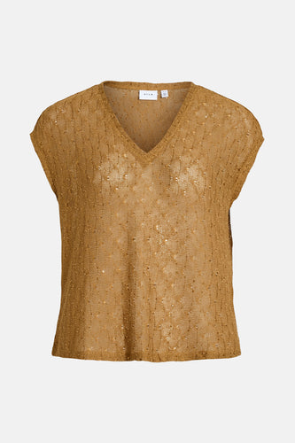 T-shirt met korte mouwen - bruin