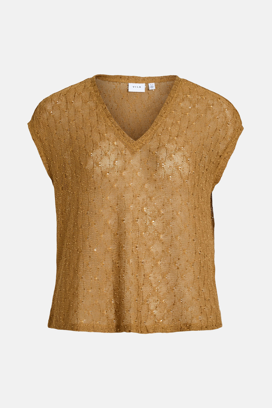 T-shirt met korte mouwen - bruin