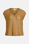 VILIMMI V-NECK S/L GLITTER TOP