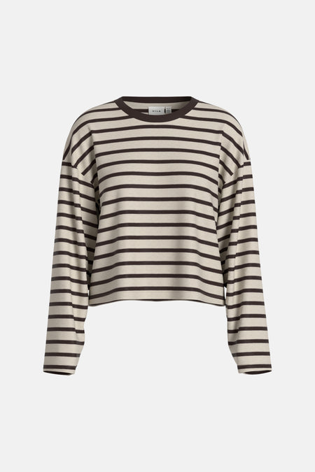 T-shirt (lange mouwen) bruin - VILA®