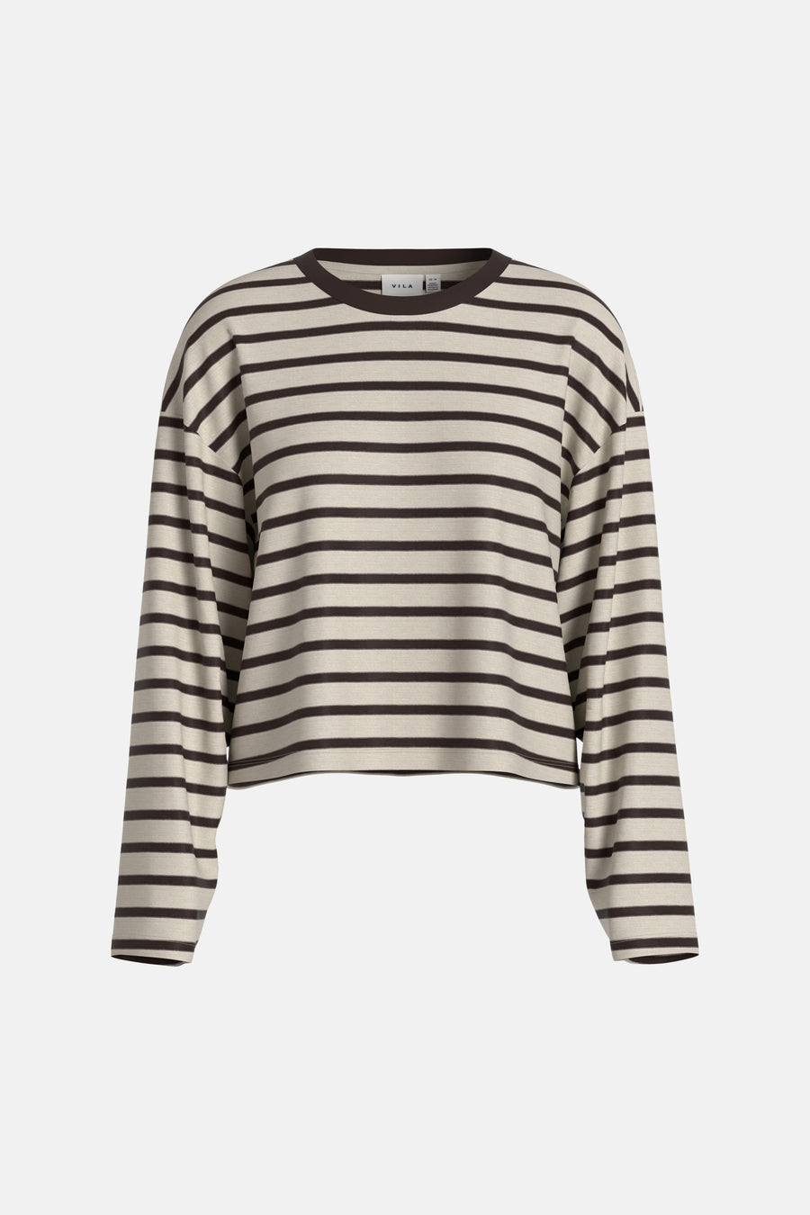 T-shirt (lange mouwen) bruin - VILA®