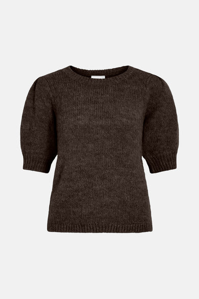 VIBOWS O-NECK 3/4 KNIT TOP