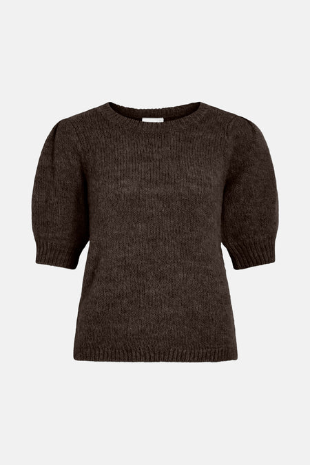 VIBOWS O-NECK 3/4 KNIT TOP