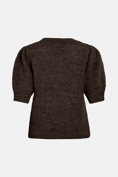 VIBOWS O-NECK 3/4 KNIT TOP