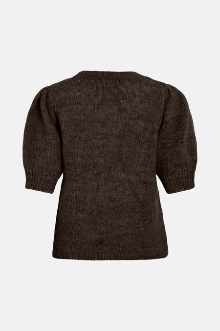 VIBOWS O-NECK 3/4 KNIT TOP